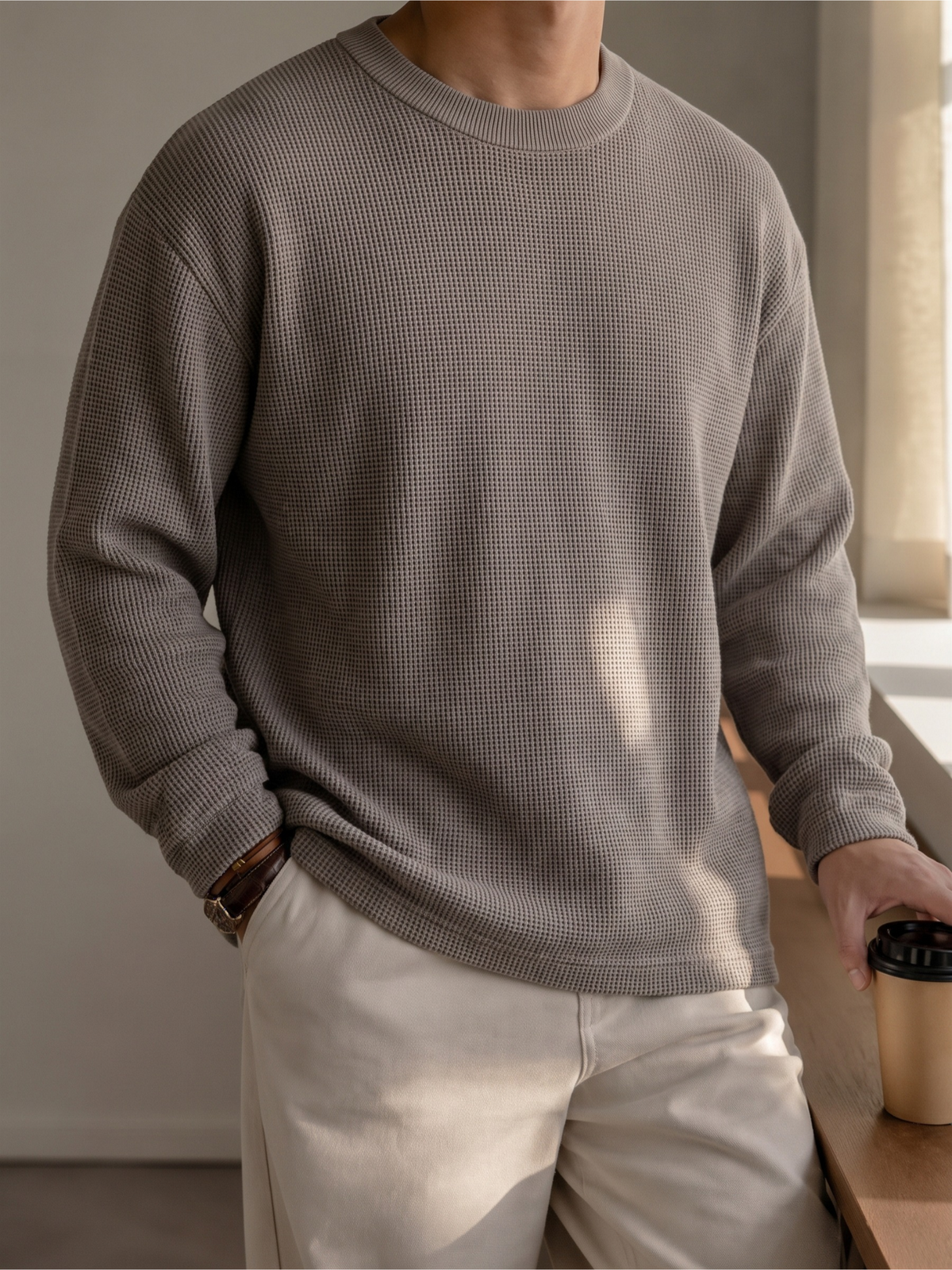 WAFFLE KNIT