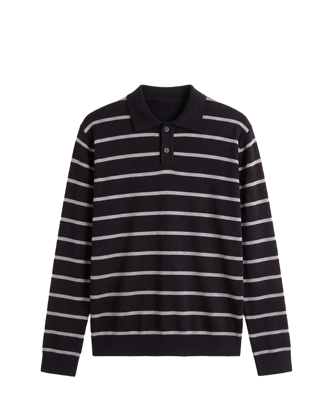 STRIPED POLO KNIT