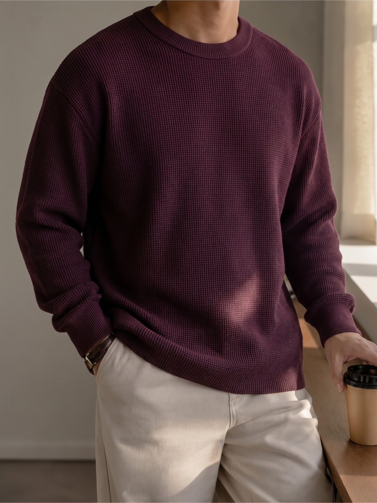 WAFFLE KNIT