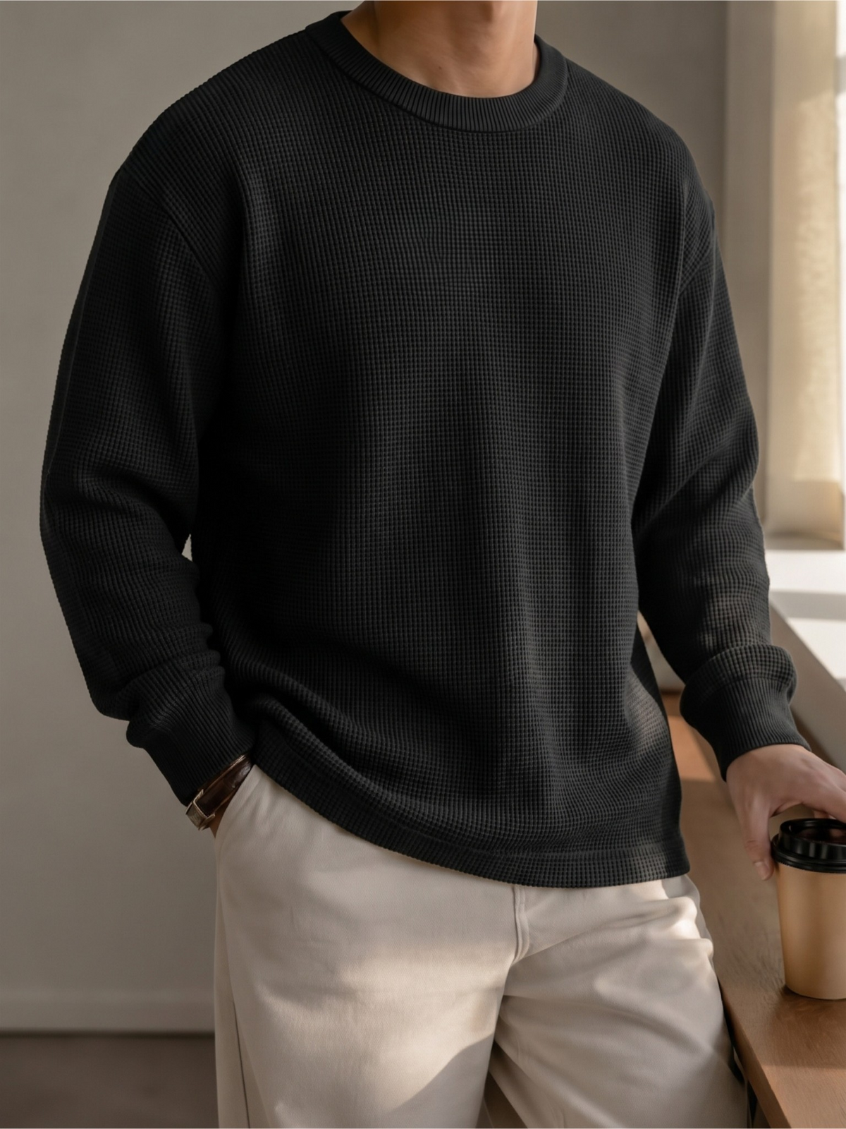 WAFFLE KNIT
