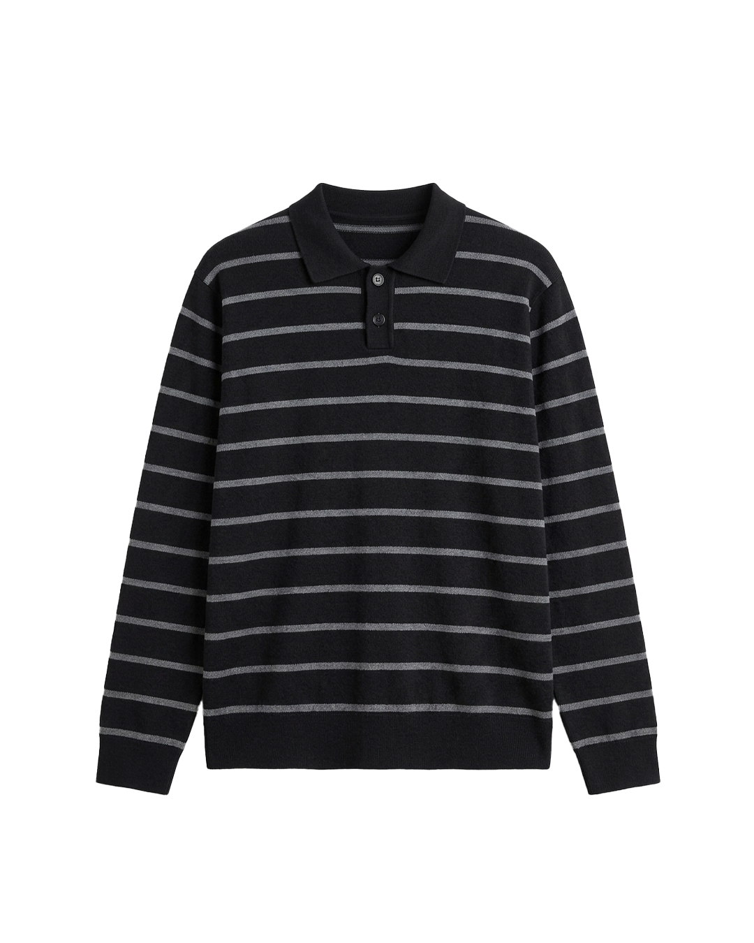 STRIPED POLO KNIT