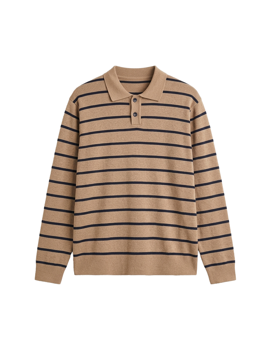 STRIPED POLO KNIT