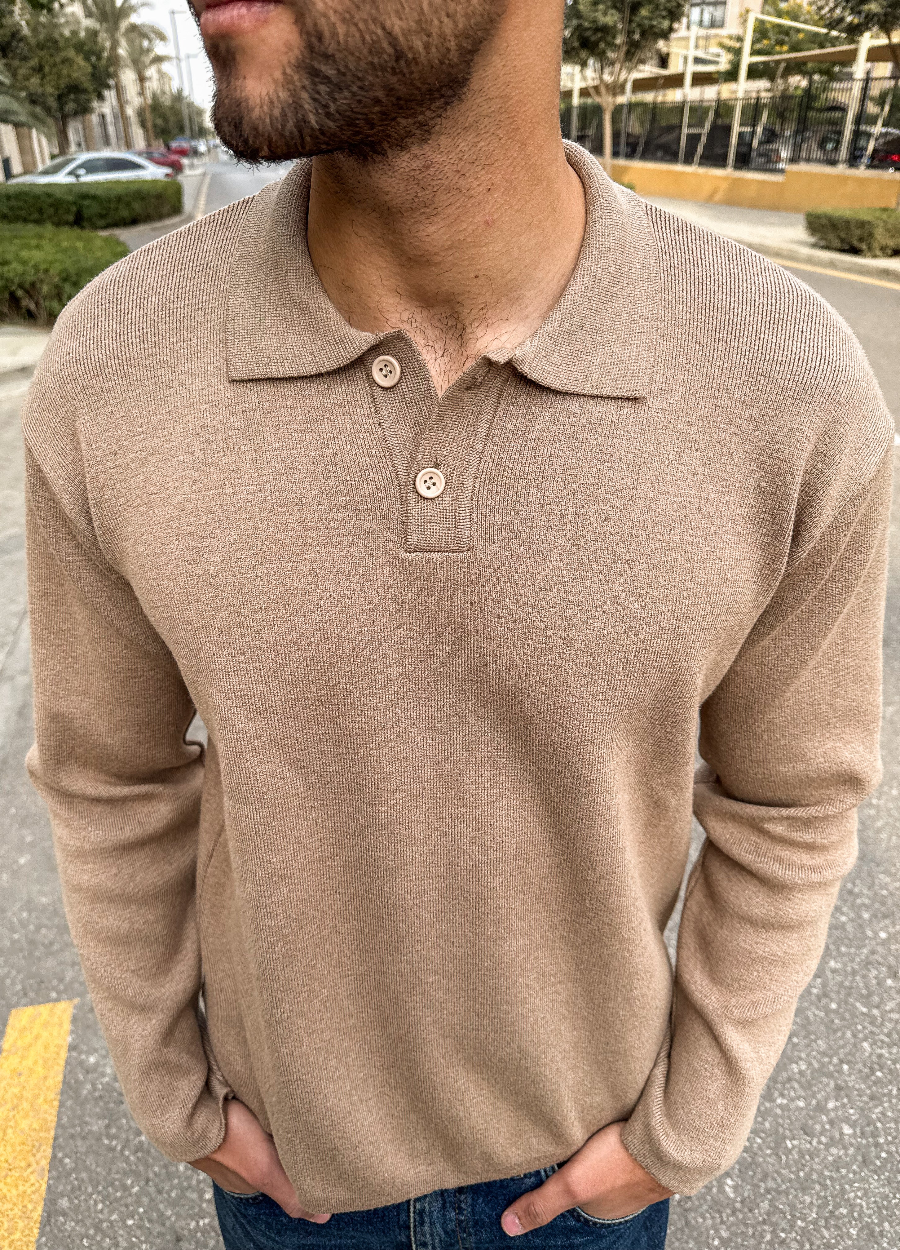 BASIC POLO KNIT