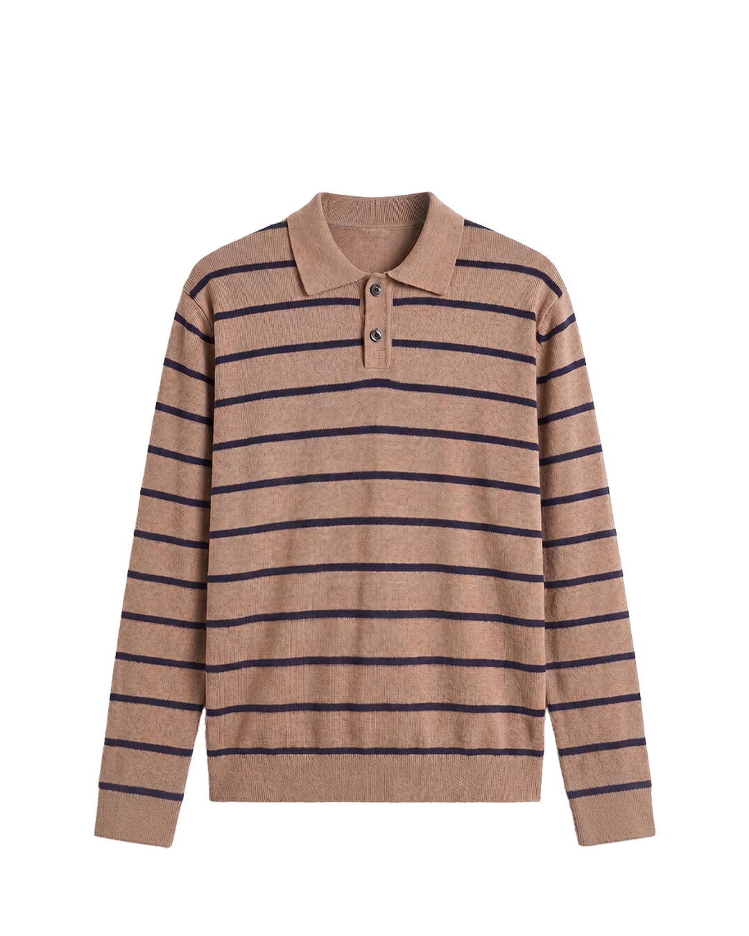 STRIPED POLO KNIT