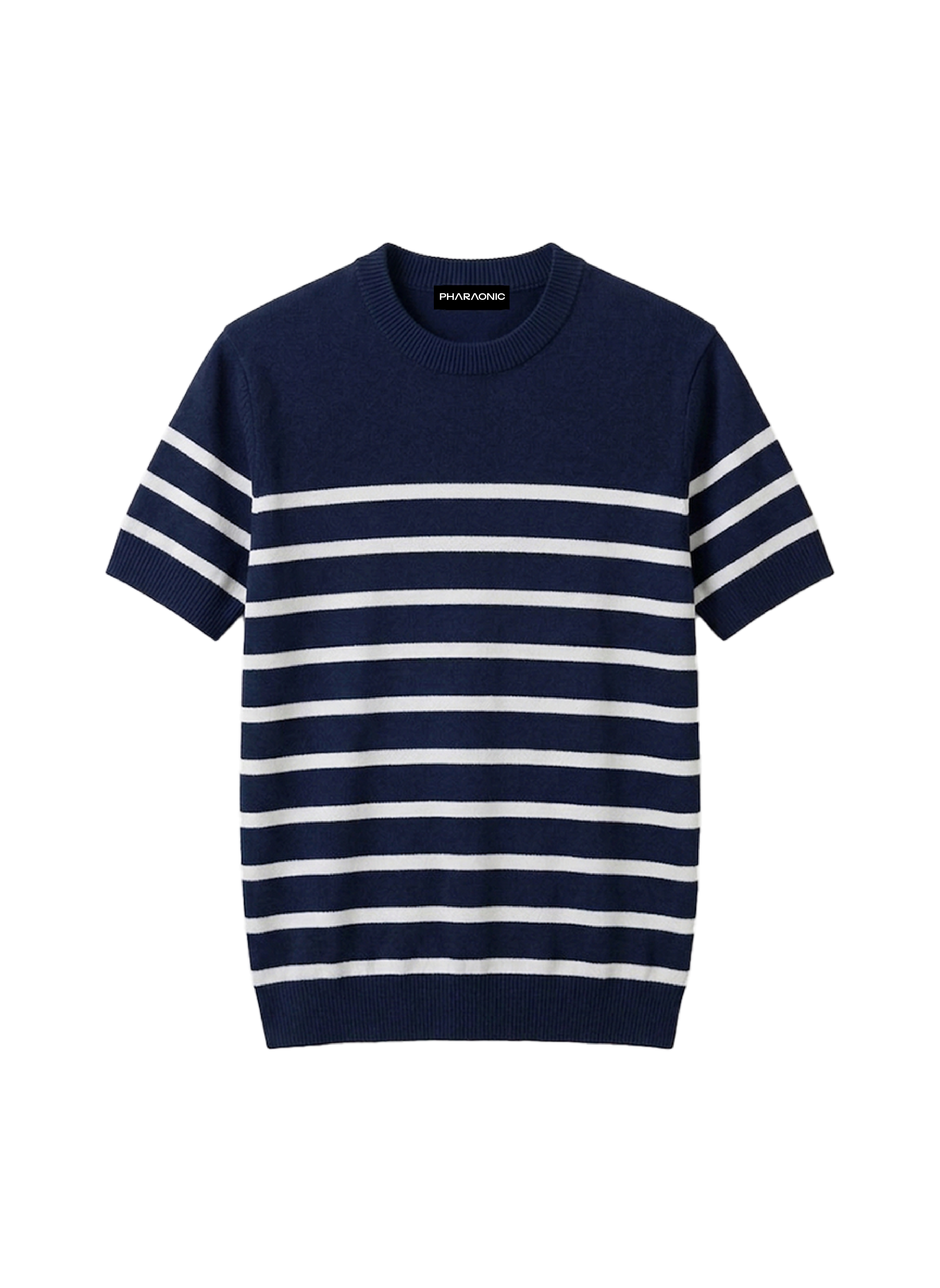 STRIPED KNIT TSHIRT