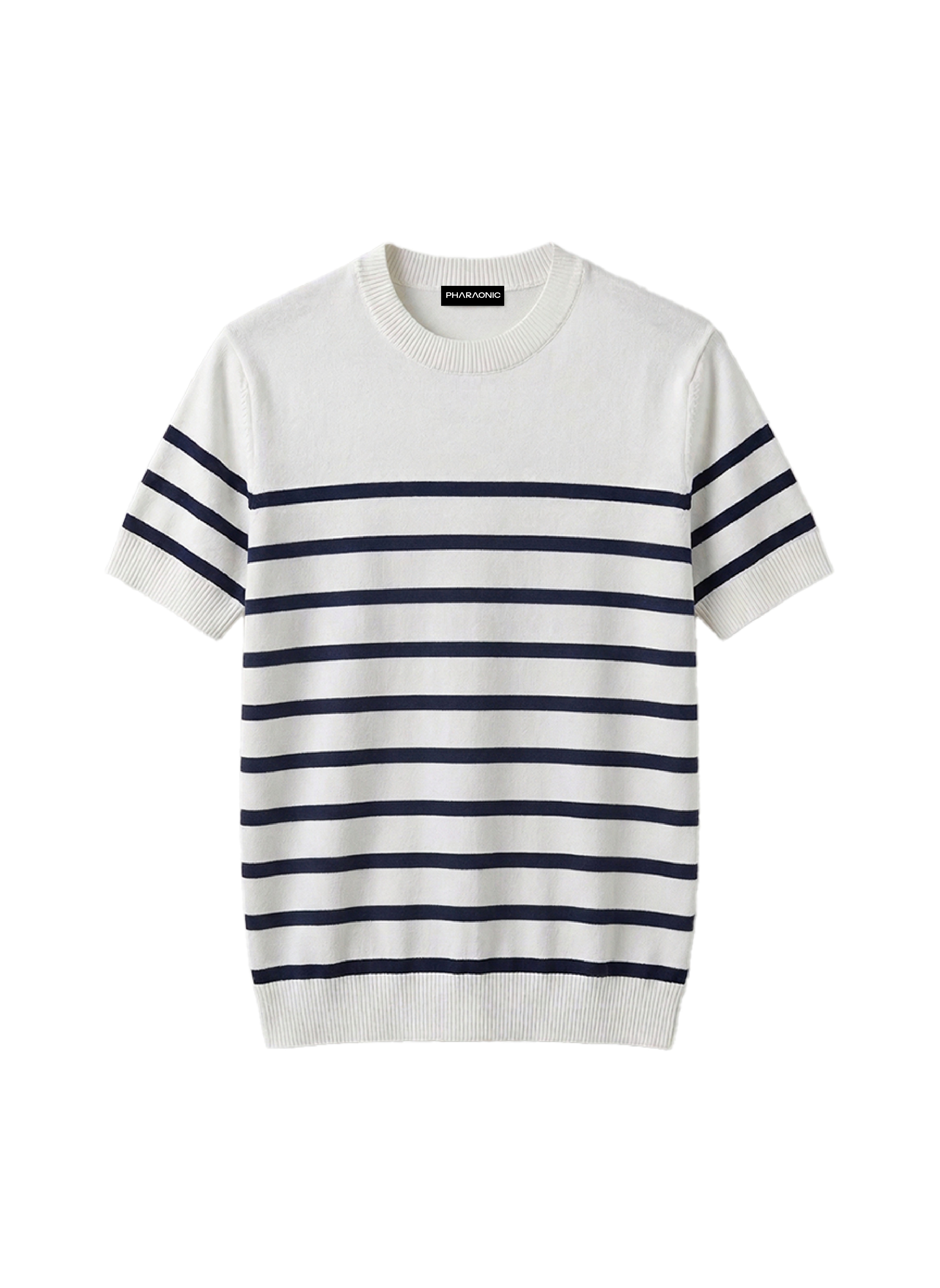 STRIPED KNIT TSHIRT